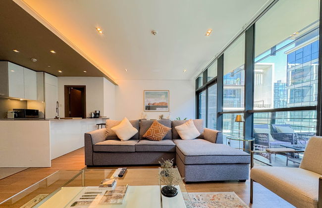 Aya - Sophisticated 1BR Apartment in CityWalk with Views - Foto 17