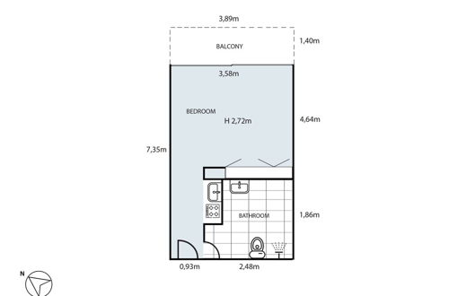 Photo 11 - Studio With Balcony and Garden View