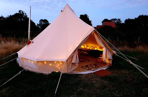 Foto 11 - 5m xl Bell Tent With log Burner, Near Whitby