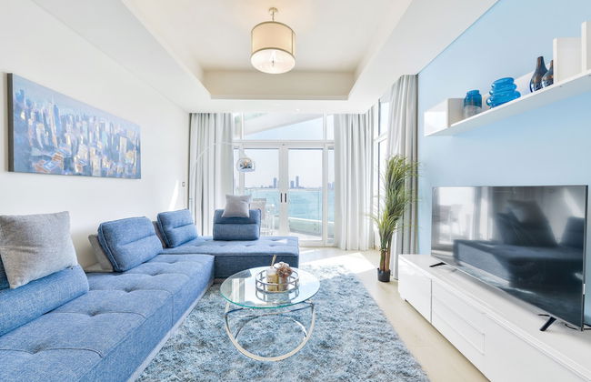 Ultra Luxury Palm - Mina Azizi Beachfront - Private Beach and Pool - Foto 26