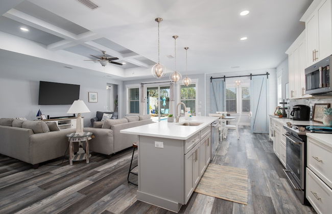 Gorgeous 3bd/2.5ba NEW Home w/ Private Heated Pool Steps From Beach! - Foto 6
