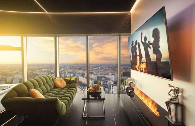 Apartments in Sky Tower with Bathtub near the window - Foto 56