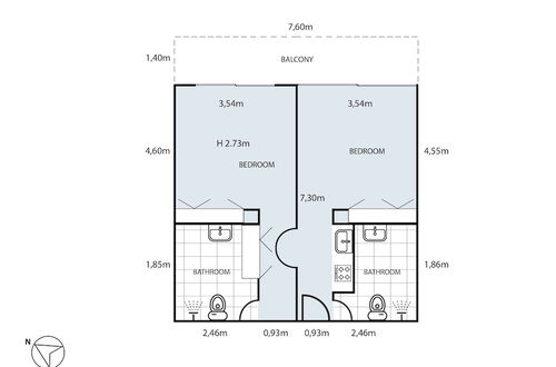 Foto 13 - 1 Bedroom Apartment With Balcony and Garden-view