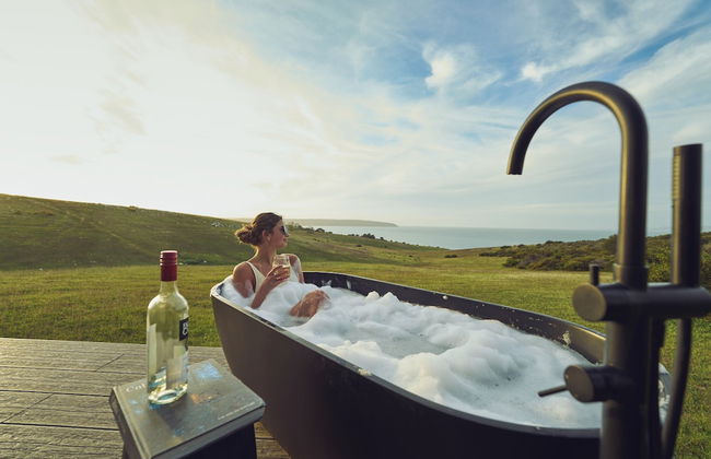 CABN Kangaroo Island Ocean View Private Off Grid Luxury Accommodation - Foto 13