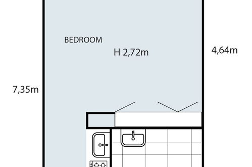 Foto 9 - Modern Studio With Balcony