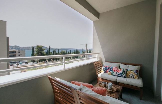 Scenic Sea View Apartment Trogir - Foto 18