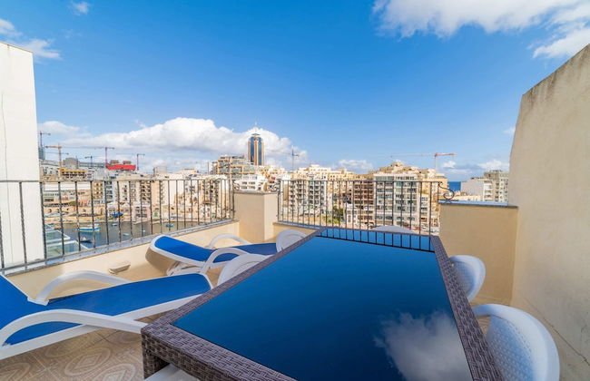 Amazing Views of Spinola Bay in Heart of St.julians - Foto 10